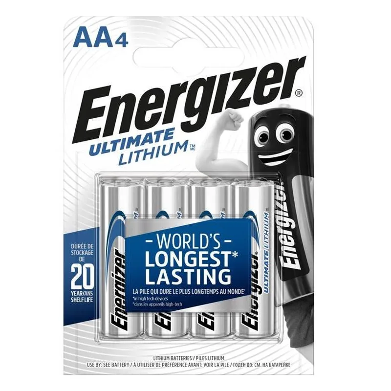 Energizer FR6/ 4BP Ultimate Lithium AA 4pack 550500,00