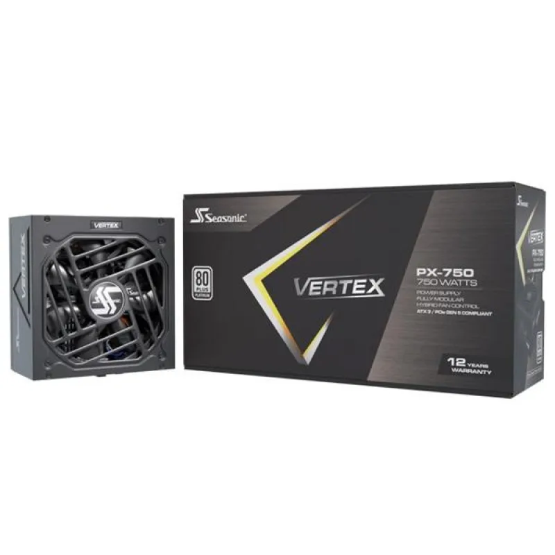 Zdroj 750W, Seasonic VERTEX PX-750 Platinum ATX 3.1 PCIe 5.1 retail…
