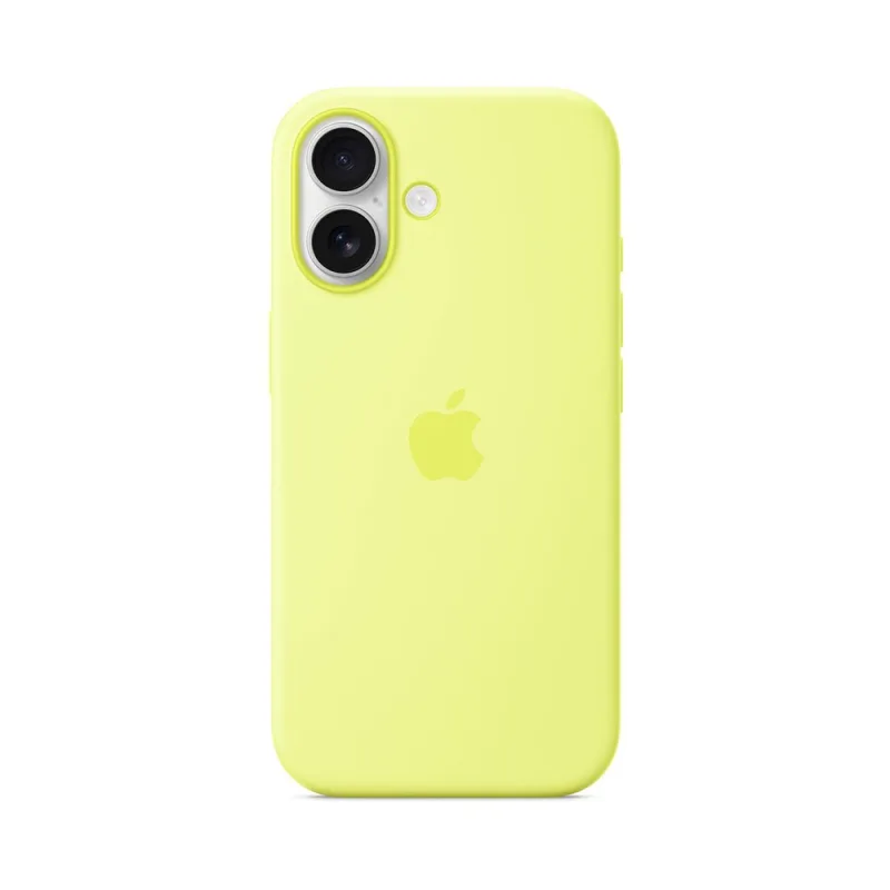 iPhone 17 Silicone Case with MagSafe - Neon Yellow MGEV4ZM/A