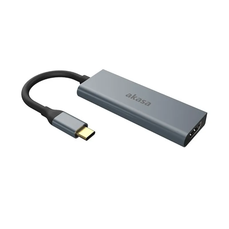 AKASA - externý USB hub - USB type-C s HDMI AK-CBCA19-18BK