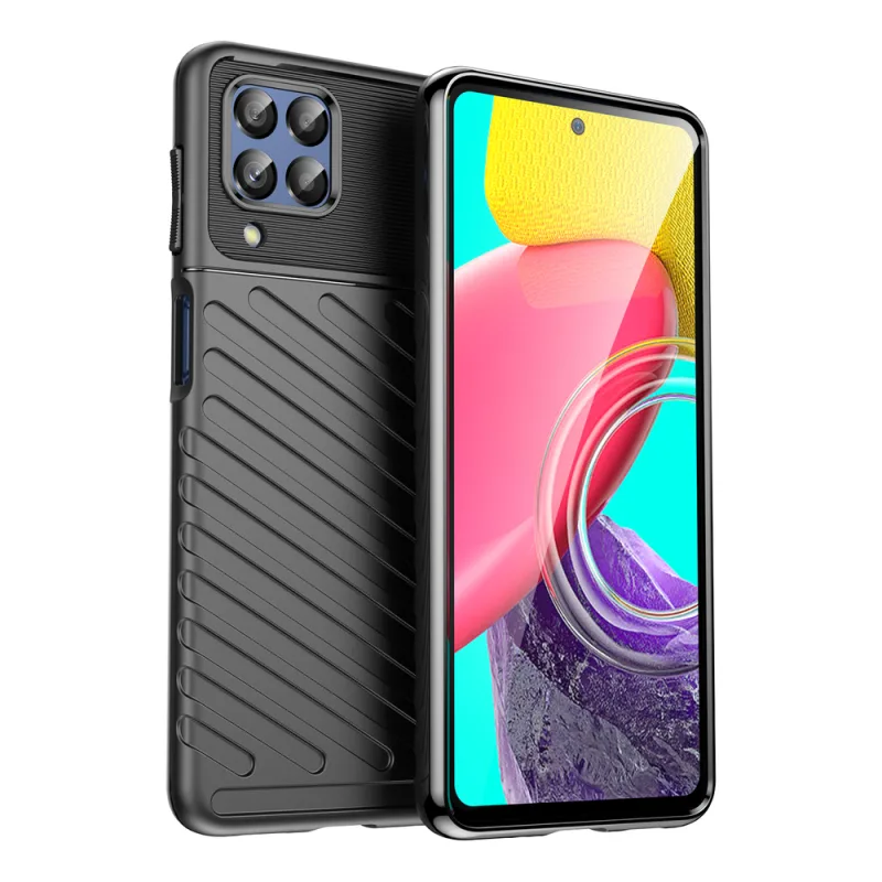 Flexibilný pancierový kryt Thunder Case pre Samsung Galaxy M53 5G čierny