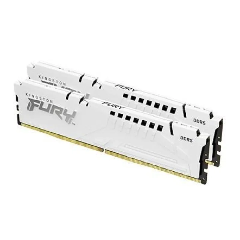 KINGSTON DIMM DDR5 32GB (Kit of 2) 6000MT/ s CL36 FURY Beast Bílá EXPO…