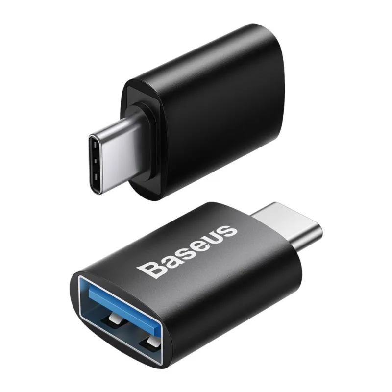 Baseus ZJJQ000001 Ingenuity Mini OTG Adaptér z USB-A na USB-C Black…