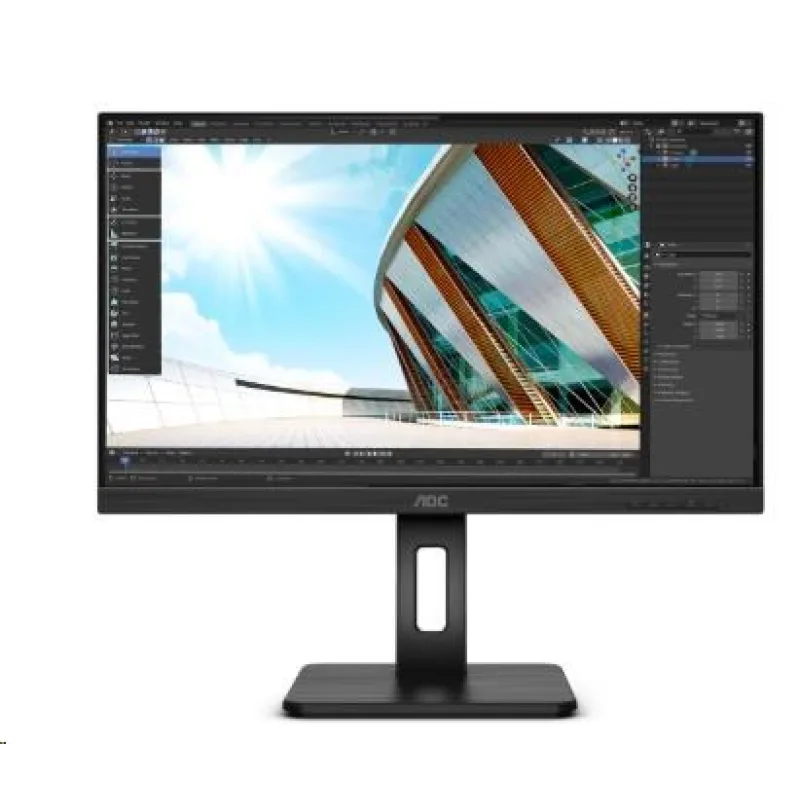 AOC MT IPS LCD WLED 27" U27P2 - IPS panel, 3840x2160, HDMI, DP, USB, …