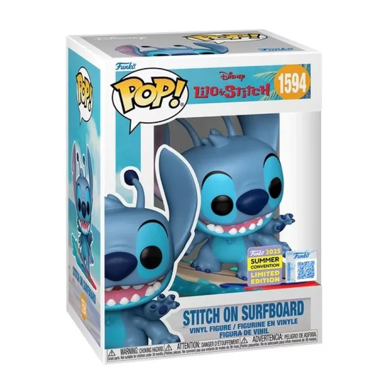 POP! Disney: Stitch on Surfboard (Lilo & Stitch) Convention Special…