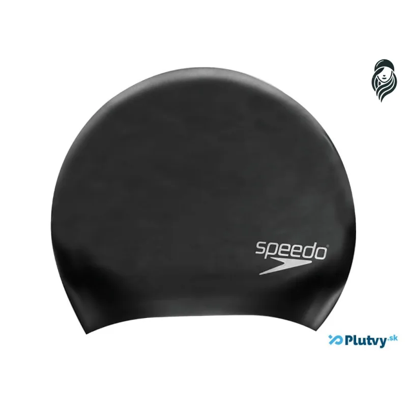Speedo Long hair cap čierna