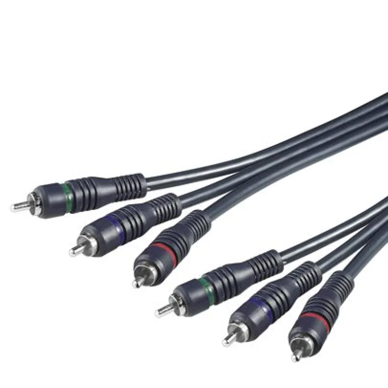 PremiumCord Kábel 3x CINCH-3x CINCH M/ M 2m HQ kjackcmm3hq-2
