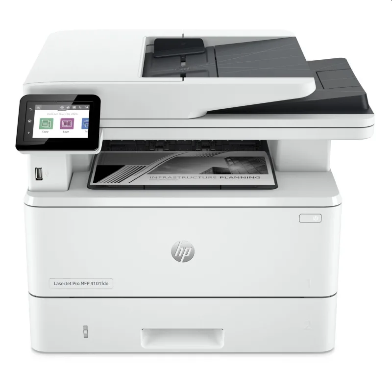 HP LaserJet Pro MFP 4102fdn (40str/min, A4, USB, Ethernet, PRINT, SCAN, COPY, FAX, duplex)