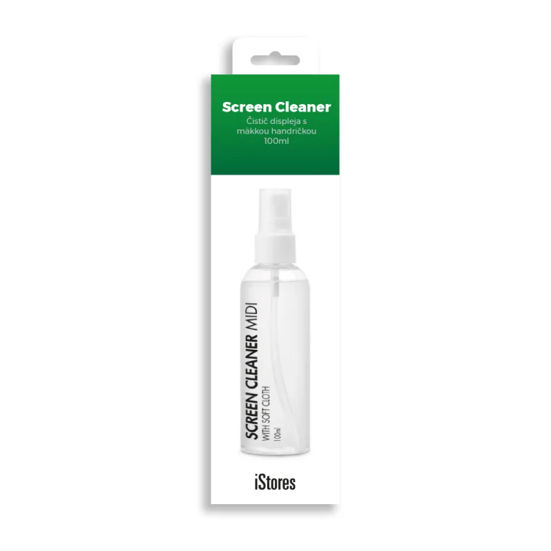 iStores by Aiino - Screen cleaner spray with cloth 100 ml AISPR100MLIS