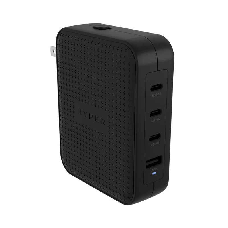 Hyper HyperJuice 145W USB-C GaN Charger With 4 Ports - Black