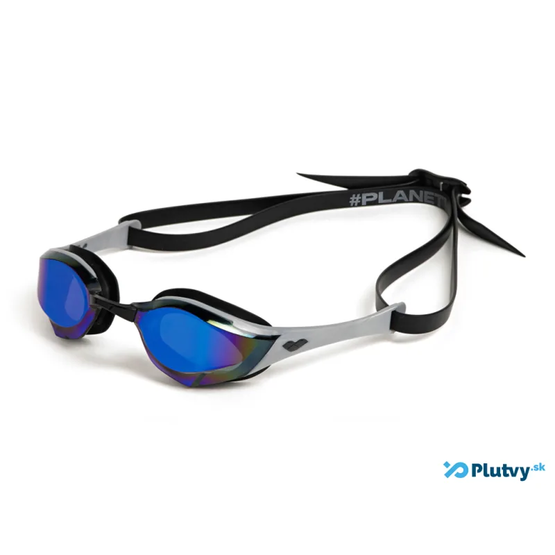 Arena Cobra Edge Swipe strieborná, modré zrkadlové