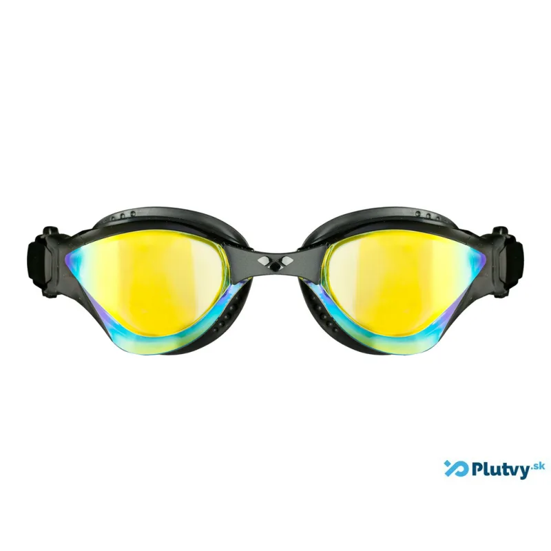 Arena Cobra Tri Mirror čierna, zlaté