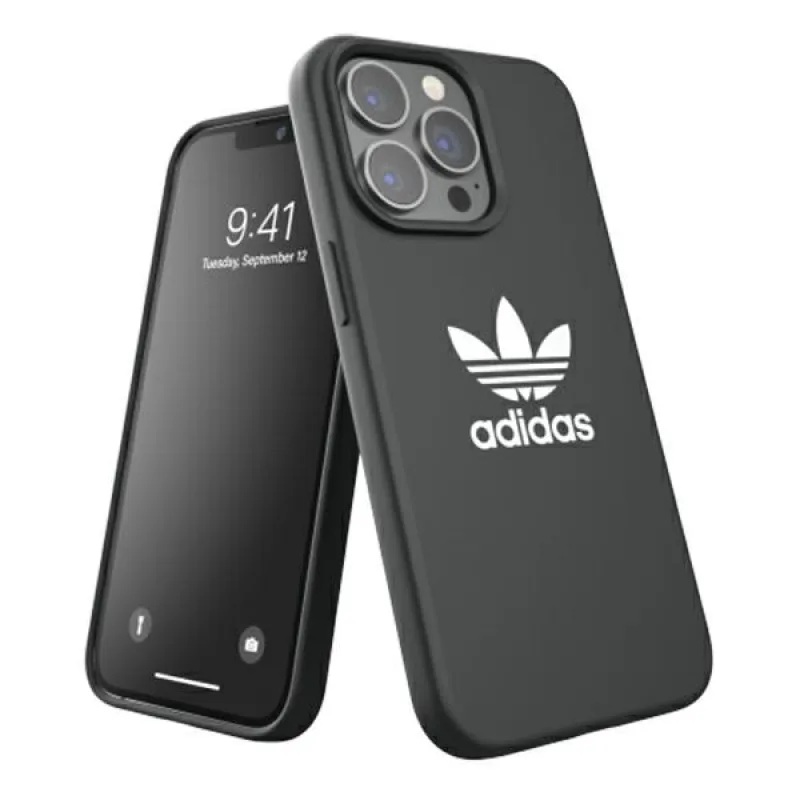 Adidas OR silikónové puzdro pre iPhone 13 Pro / iPhone 13 - čierne