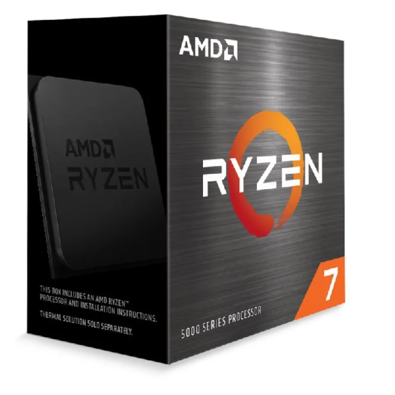 AMD Ryzen 7 5800X (až 4,7GHz / 36MB / 105W / no VGA / SocAM4) Box, bez chladica
