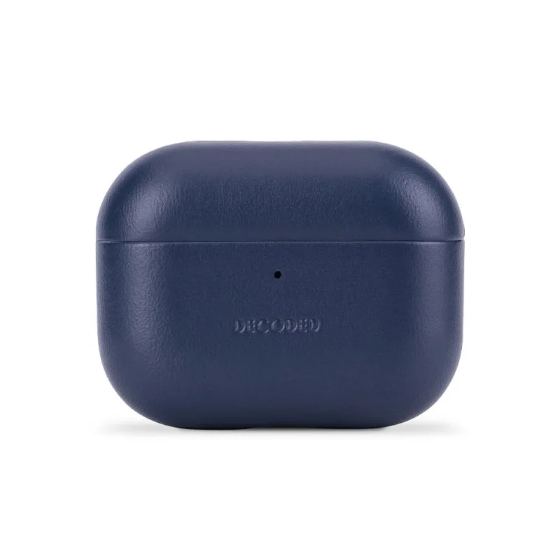 Decoded puzdro Leather AirCase pre Apple Airpods Pro 3 - Navy
