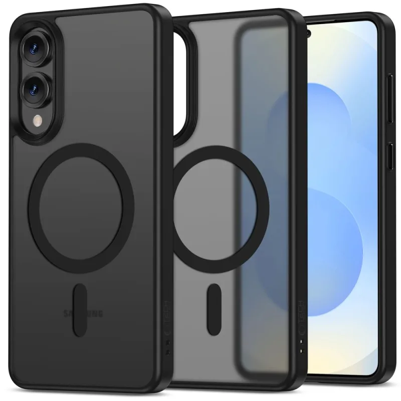 Puzdro Tech-Protect MagMat MagSafe pre Samsung Galaxy S25 Edge – matné čierne