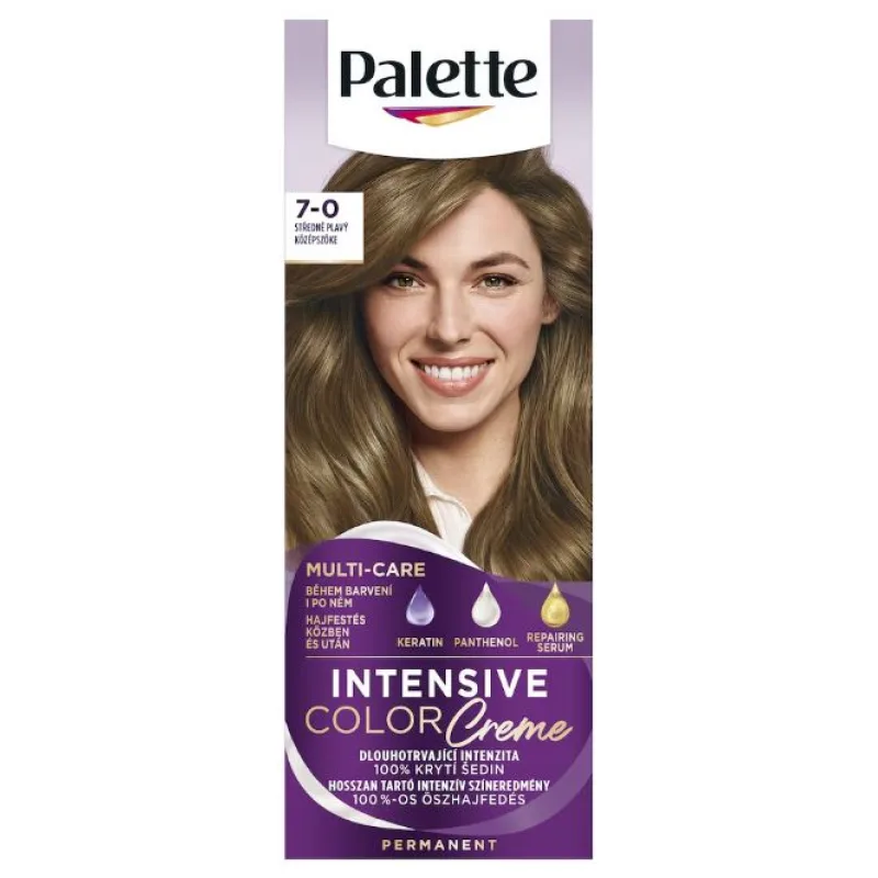 Palette Intensive Color Creme farba na vlasy Stredneplavý 7-0