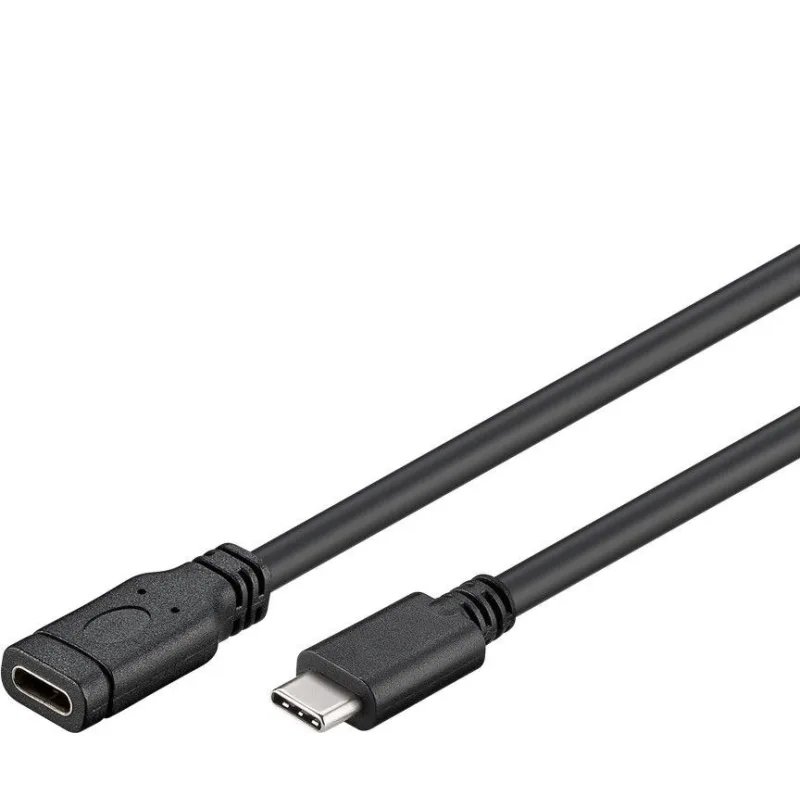 PremiumCord Prevodník Predlžovací kábel USB-C M/ F, čierny, 1m ku31mf1