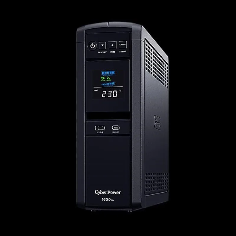 CyberPower PFC SineWave LCD GP UPS 1600VA/ 1000W, Schuko zásuvky…
