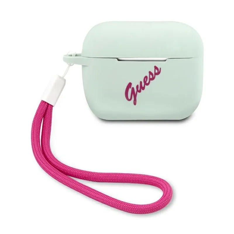 Guess GUACAPLSVSBF kryt AirPods Pro modrý fuchsiový/modrý fuschia Silicone Vintage