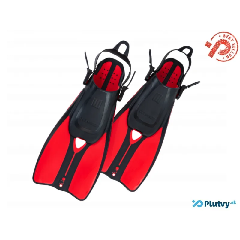 Ocean Reef Duo II Travel Fins červená, 36/42