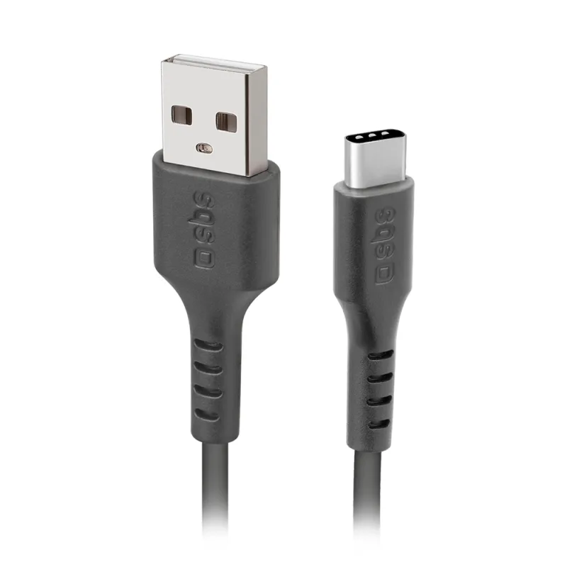 SBS TECABLETC220K Kábel USB-A - USB-C 2 m - Čierny