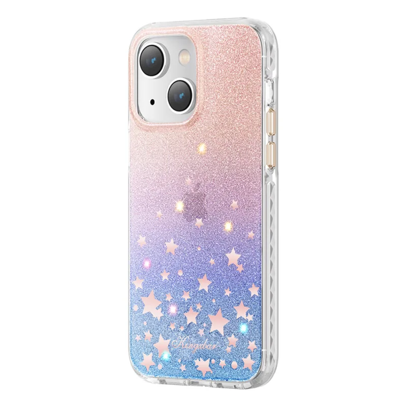 Obal Kingxbar Heart Star Series pre iPhone 14 Plus s hviezdami zverokruhu