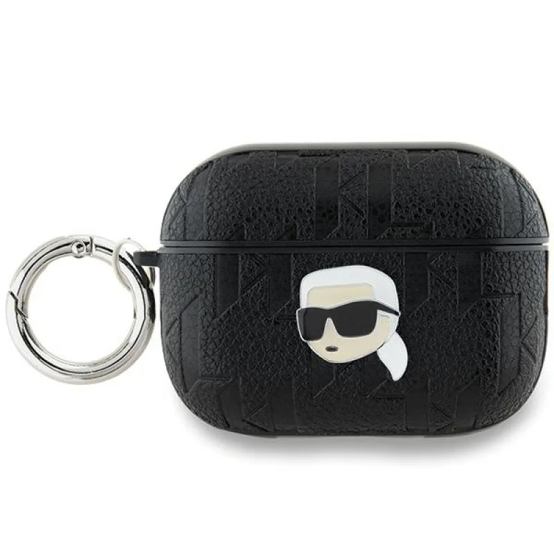 Karl Lagerfeld Monogram Karl Head puzdro pre AirPods Pro 2 - čierne