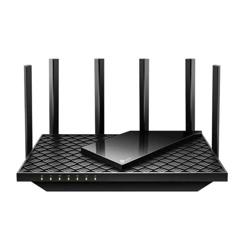 AX5400 Dual-Band Wi-Fi 6 Router SPEED: 574 Mbps at 2.4 GHz + 4804 Mbps at…