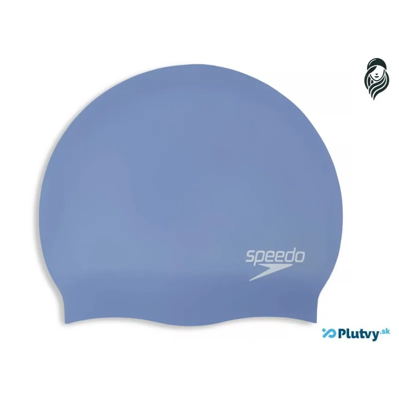 Speedo Long hair cap fialová