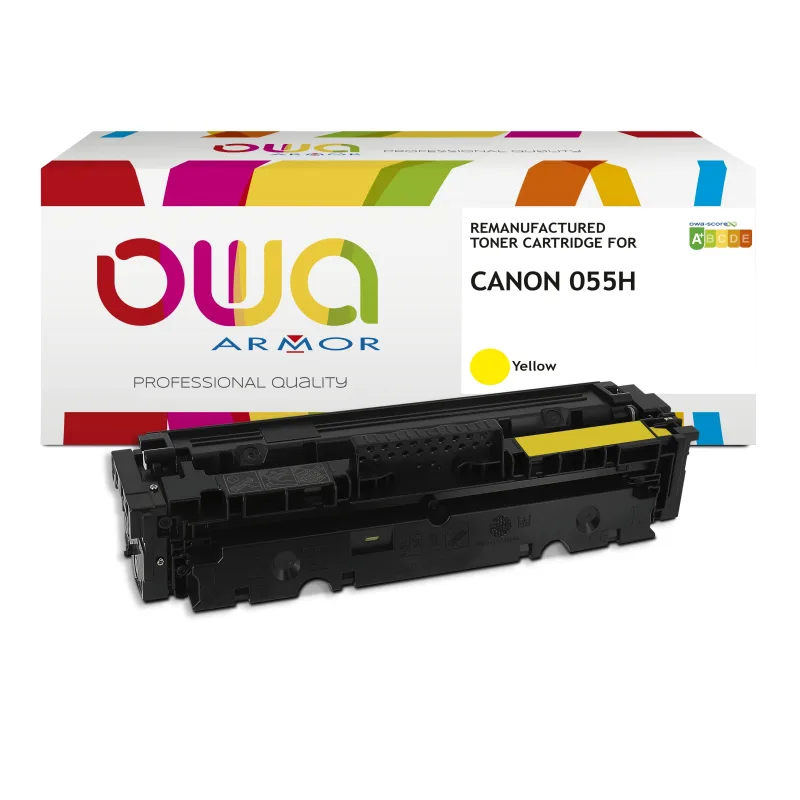 OWA Armor toner kompatibilný s Canon CRG-055H Y, 5900st, žltá/ yellow…