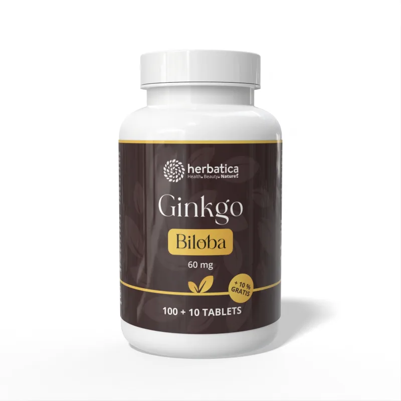Herbatica Ginkgo biloba 60 mg - 110 tabliet -
