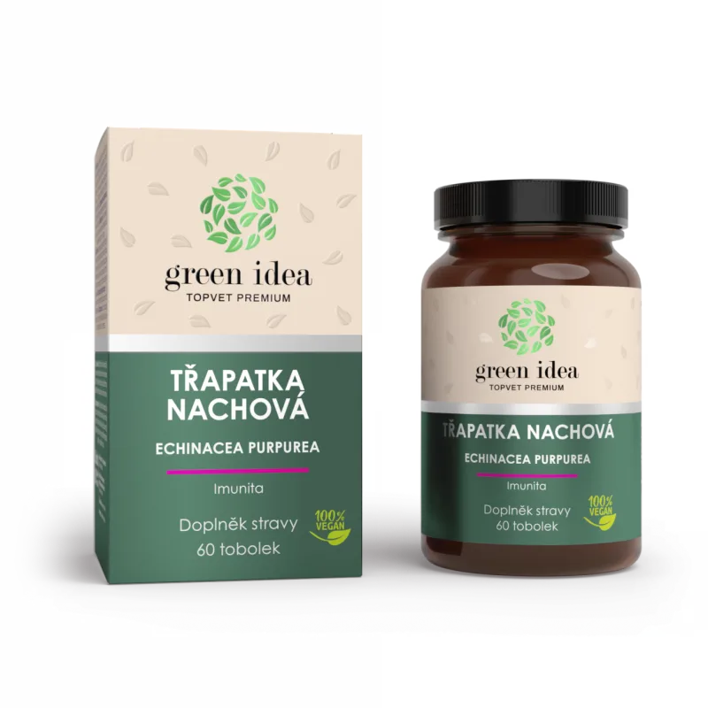 Green idea Echinacea – bylinný extrakt – 60 kapsúl –