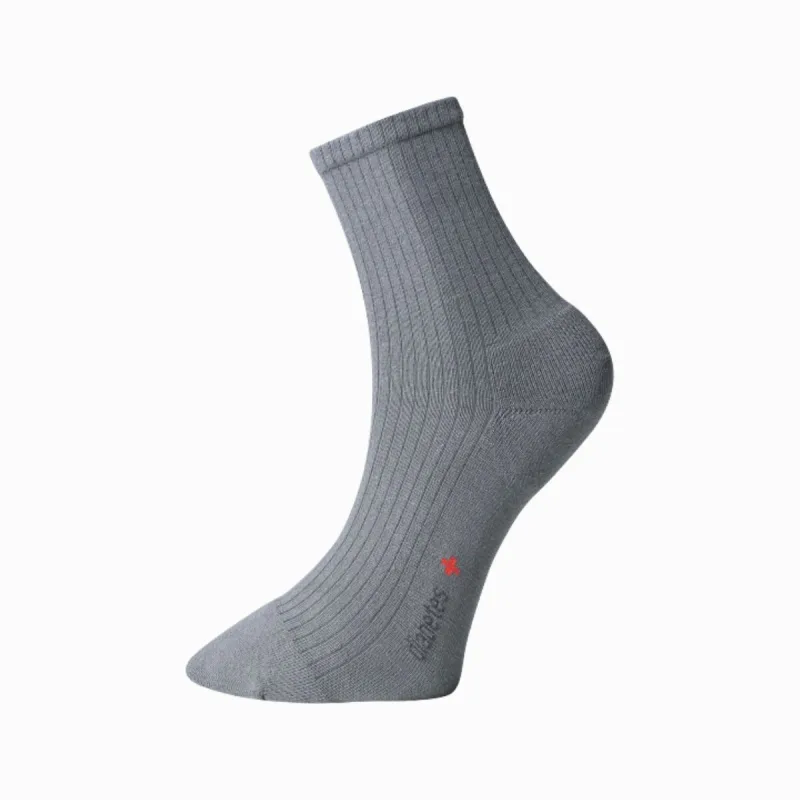 Ovecha Ponožky s jemným zovretím lemu - s mikroplyšom v päte a špičke - tmavo šedé - Veľkosť: 25-26