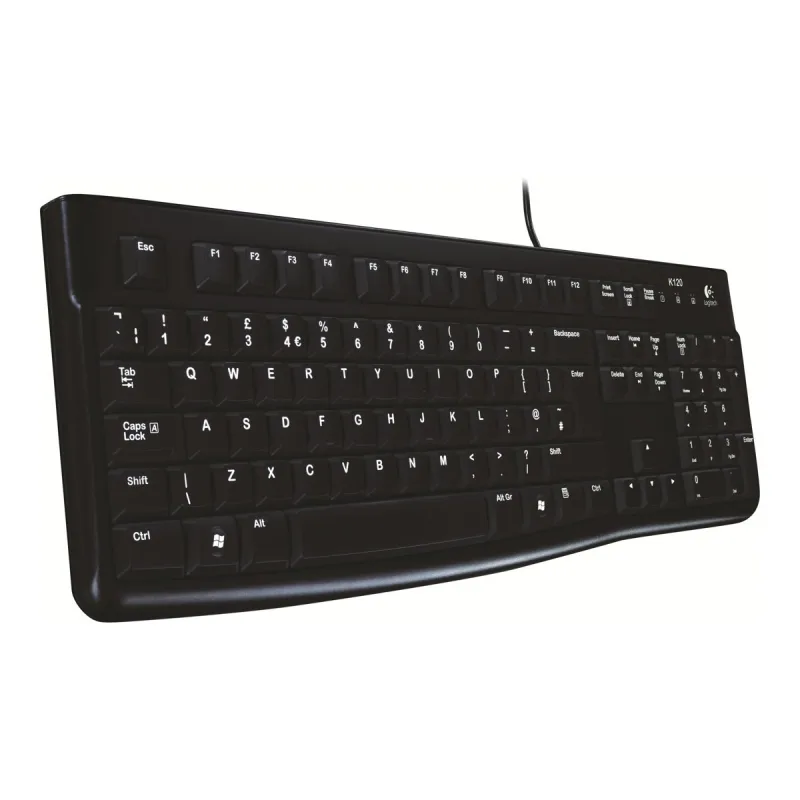 Logitech K120 - klávesnica, USB, CZ/SK