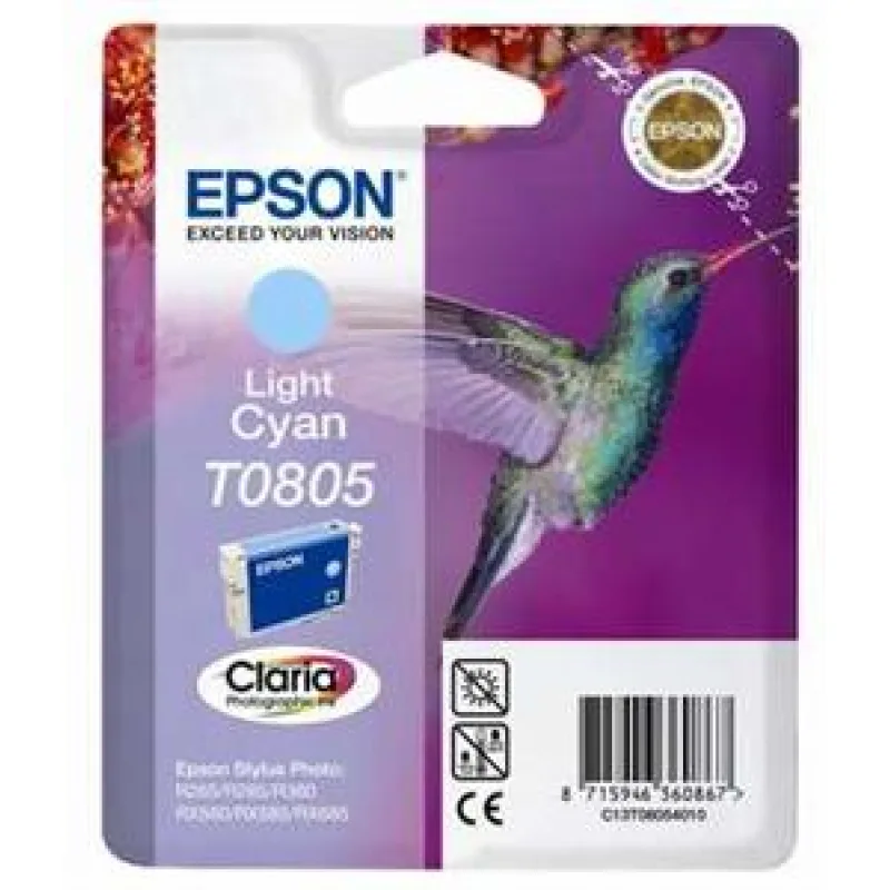R265/ 360, RX560 Lt. Cyan Ink cartridge (T0805) C13T08054011