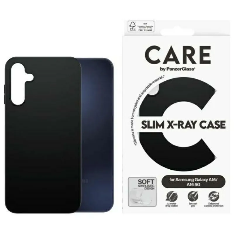 CARE by PanzerGlass Fashion Case pre Samsung Galaxy A16 / A16 5G - čierne