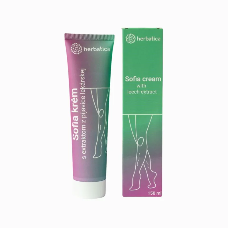 Herbatica Sofia krém na kŕčové žily s extraktom z pijavice lekárskej - 150 ml -