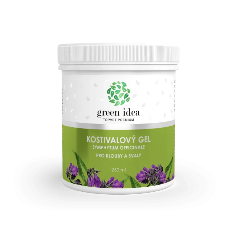 Green idea Kostihojový masážny gél 250 ml -