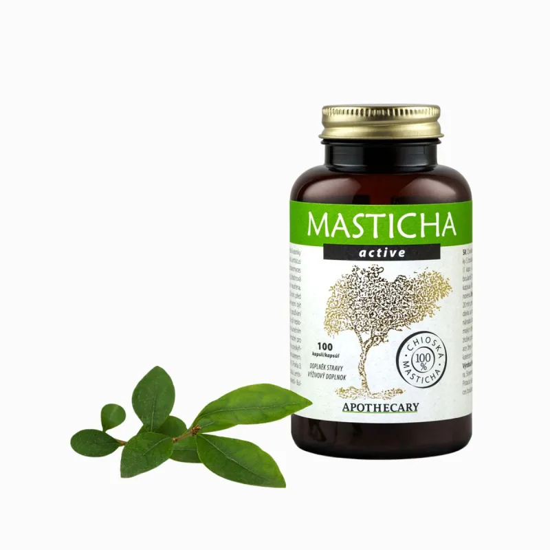 Masticha Terapia Masticha Active kapsule na trávenie - 100 tabliet 100 tabliet