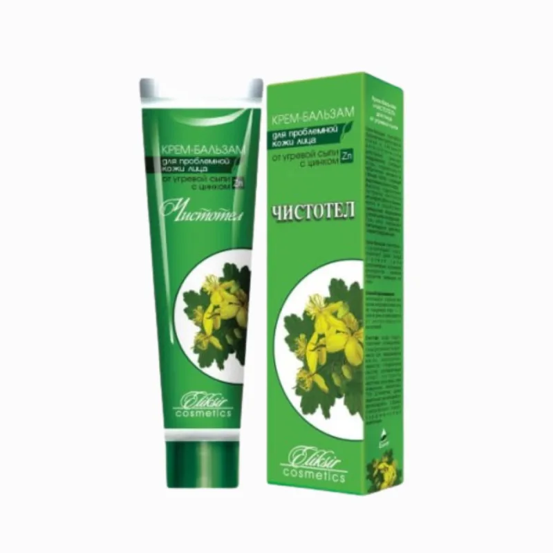 Elixir Krémový balzam "Lastovičník extrakt" čistotel 40 ml