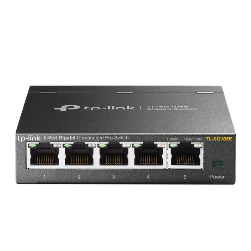 5-Port Gigabit Easy Smart Switch PORT: 5× Gigabit RJ45 Ports SPEC:…