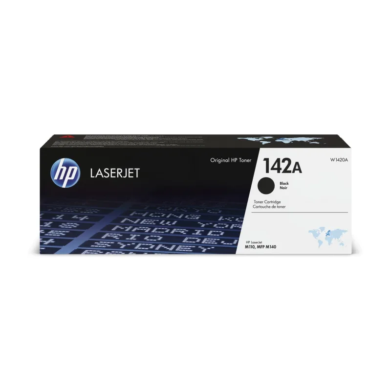 HP 142A Black LaserJet Toner, W1420A W1420A