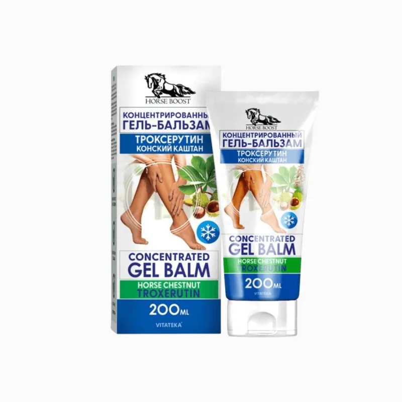 Vitateka Gélový balzam na nohy Troxerutin s pagaštanom konským - 200 ml -