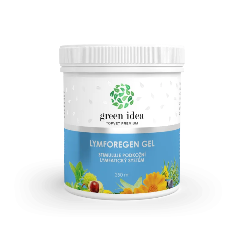 Green idea Lymforegen masážny gél 250 ml -