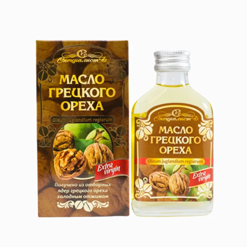 Specialist 100% olej z vlašských orechov, za studena lisovaný, panenský 100 ml