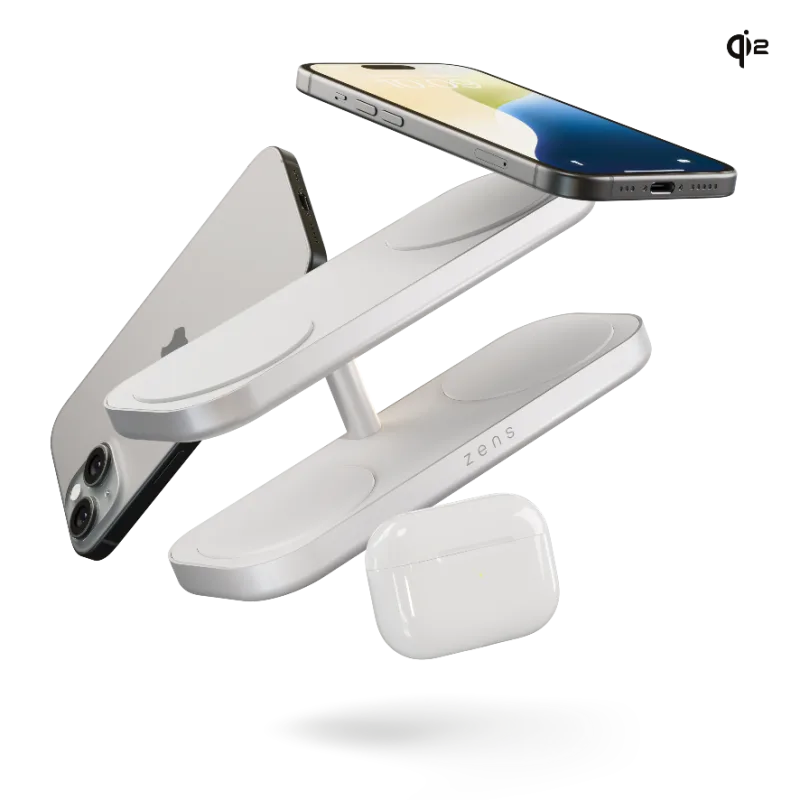 ZENS Quattro Wireless Charger Pro 4 White