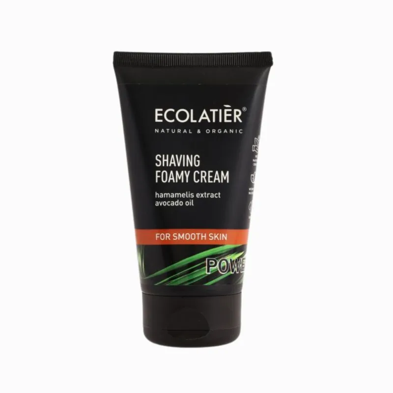 EcoLatier Penový krém na holenie pre hladkú pokožku - 150 ml -