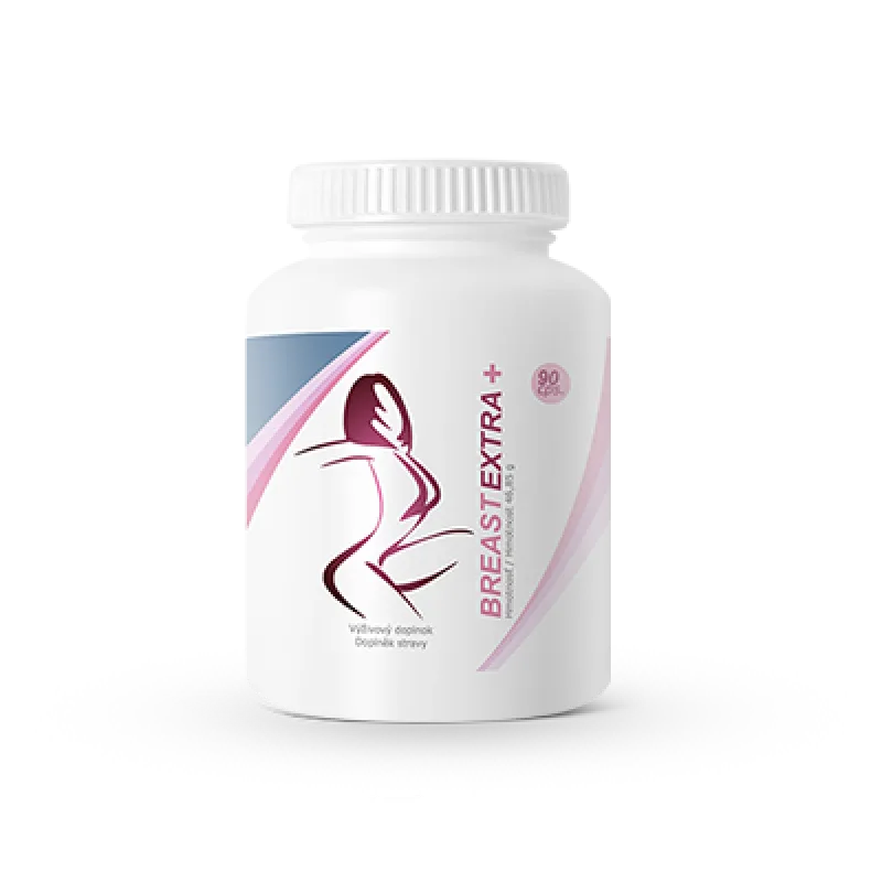 BreastExtra+ BREAST EXTRA+ pre dokonalú krásu a tvar poprsia - 90 kapsúl
