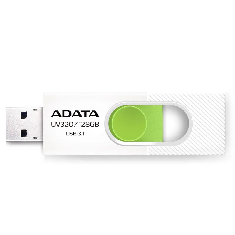 ADATA UV320/ 128GB/ USB 3.2/ USB-A/ Biela AUV320-128G-RWHGN